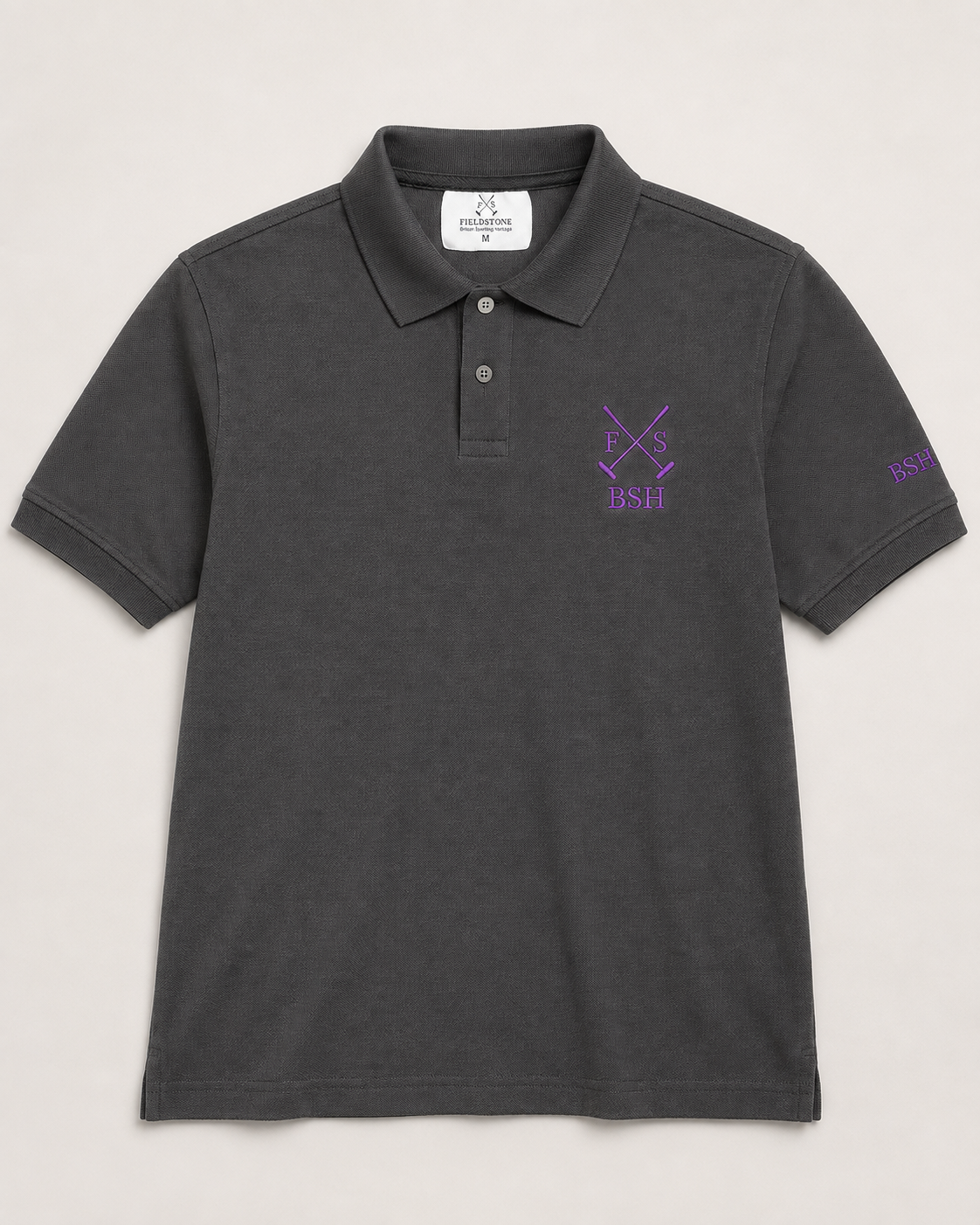 Fieldstone Belford Slim Fit Polo - Battleship Grey