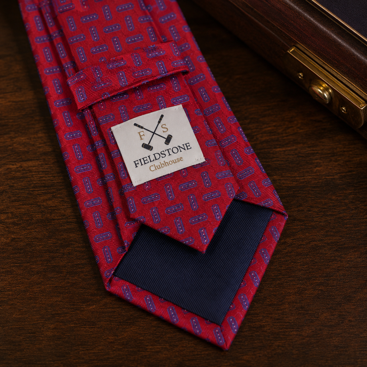 Necktie - Red and blue