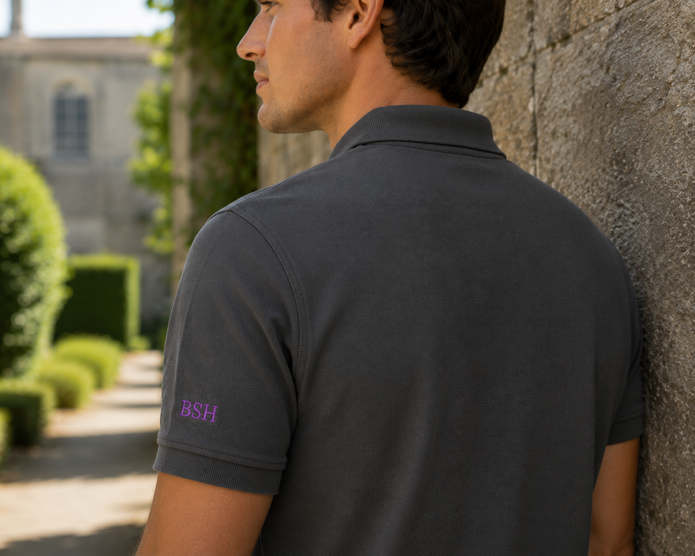 Fieldstone Belford Slim Fit Polo - Battleship Grey