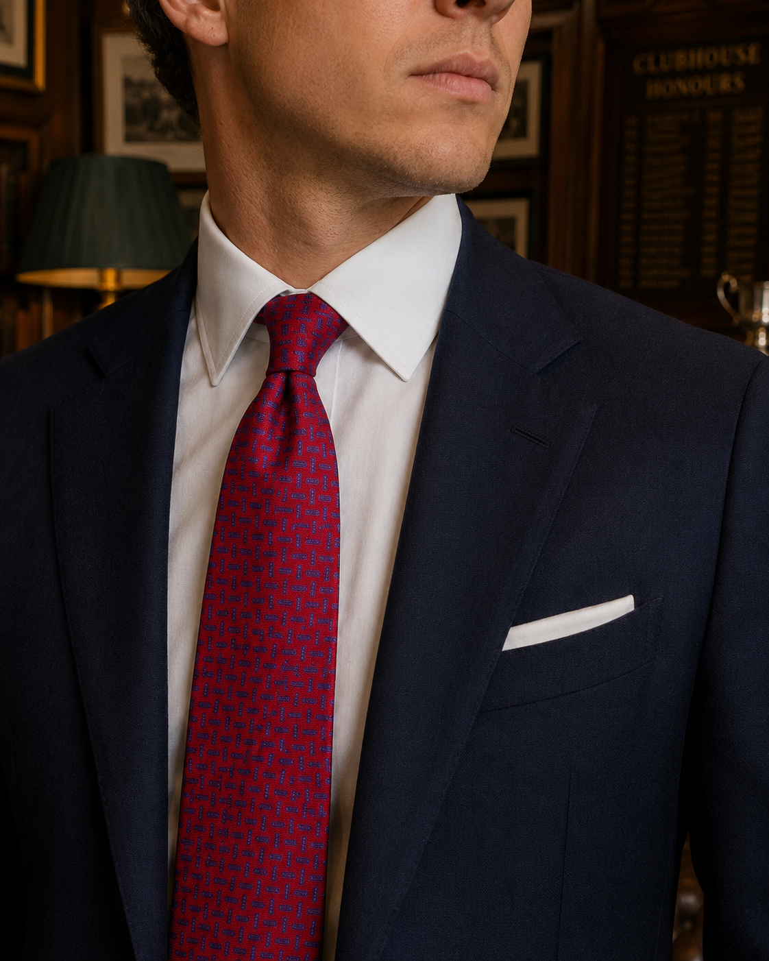 Necktie - Red and blue