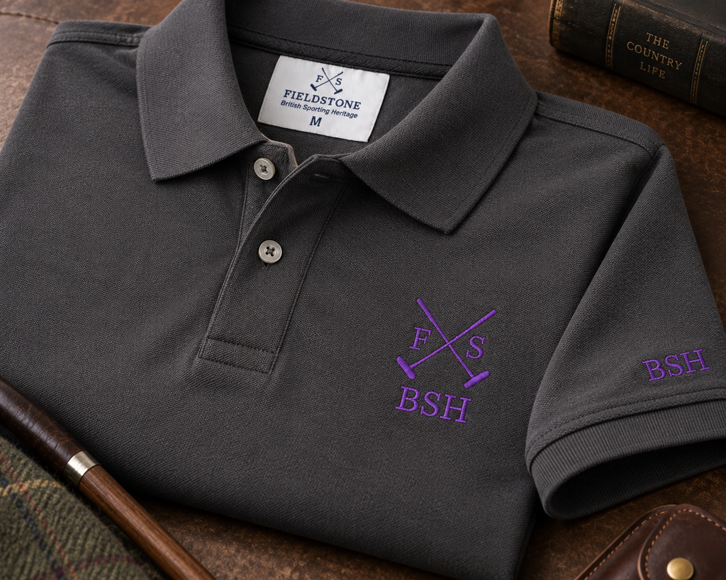 Fieldstone Belford Slim Fit Polo - Battleship Grey