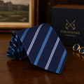 Necktie - blue stripe