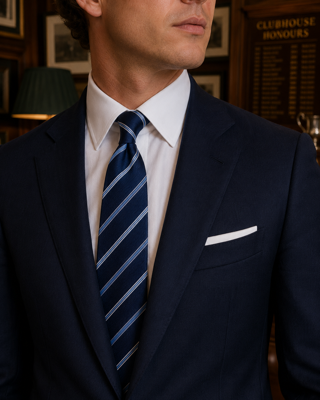 Necktie - blue stripe