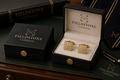 Gold-Tone Pin-Dot Cufflinks