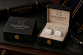 Silver Chequeboard Cufflinks