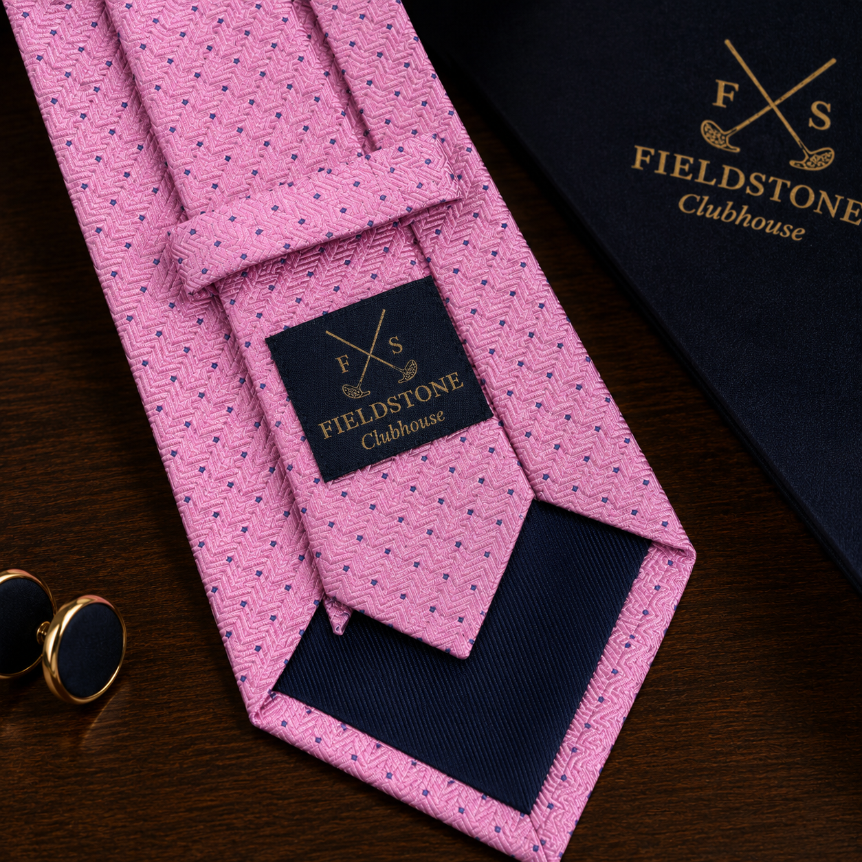 Necktie - Pink and Blue