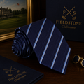Necktie - Blue mixed stripe