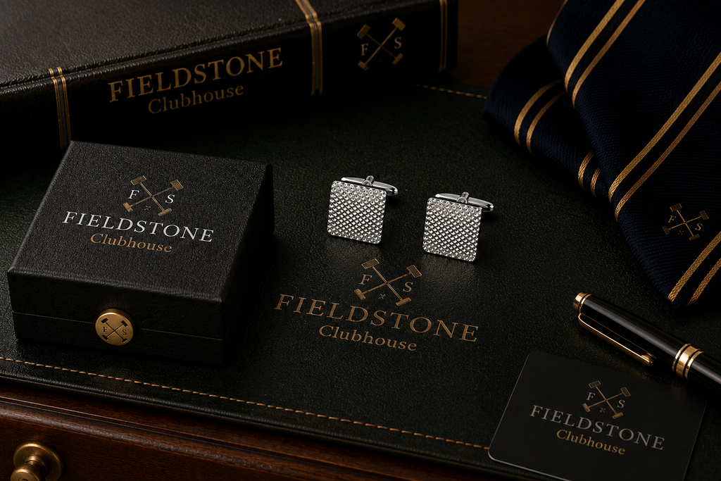 Silver Pin Dot Cufflinks