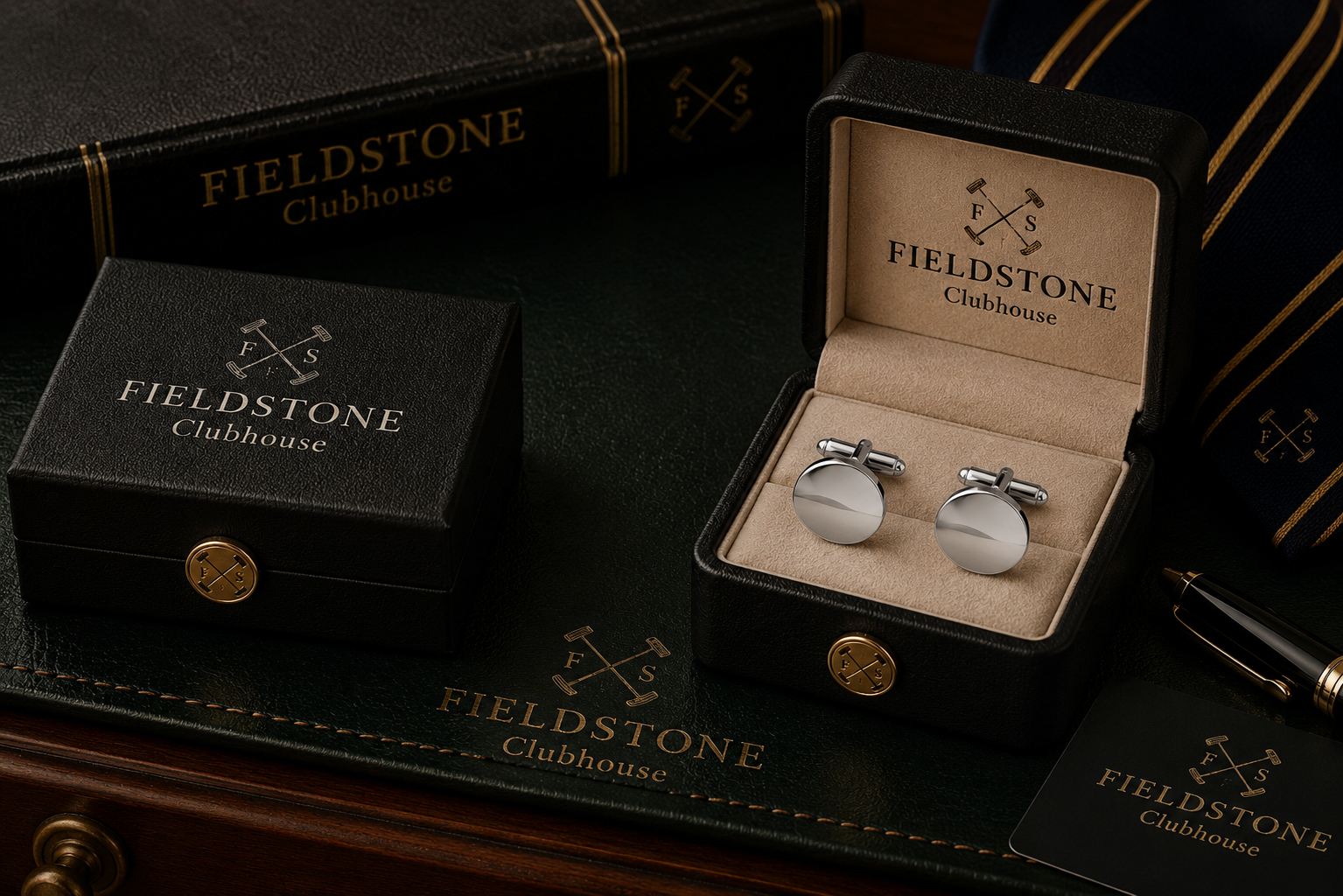 Silver Oval Cufflinks