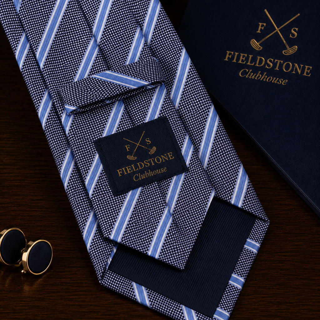 Necktie - Blue and Grey
