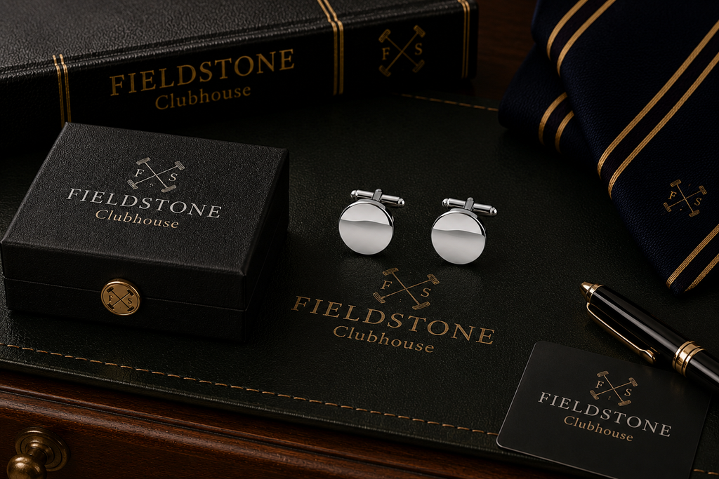 Silver Oval Cufflinks